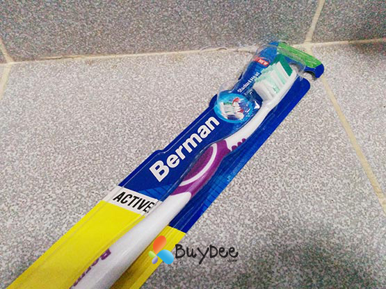 Berman Active Soft Standard Head Toothbrush 1 piece