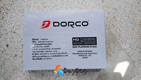 Dorco Stainless Blade HQ Technology 20 Packets of 5 Blades